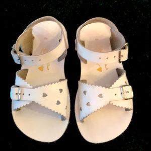 Salt Water White sandals size 8T